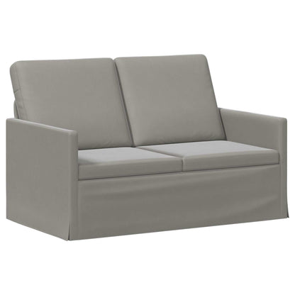 vidaXL 2 Seater Sofa Light Grey 130 x 81 x 82 cm Velvet
