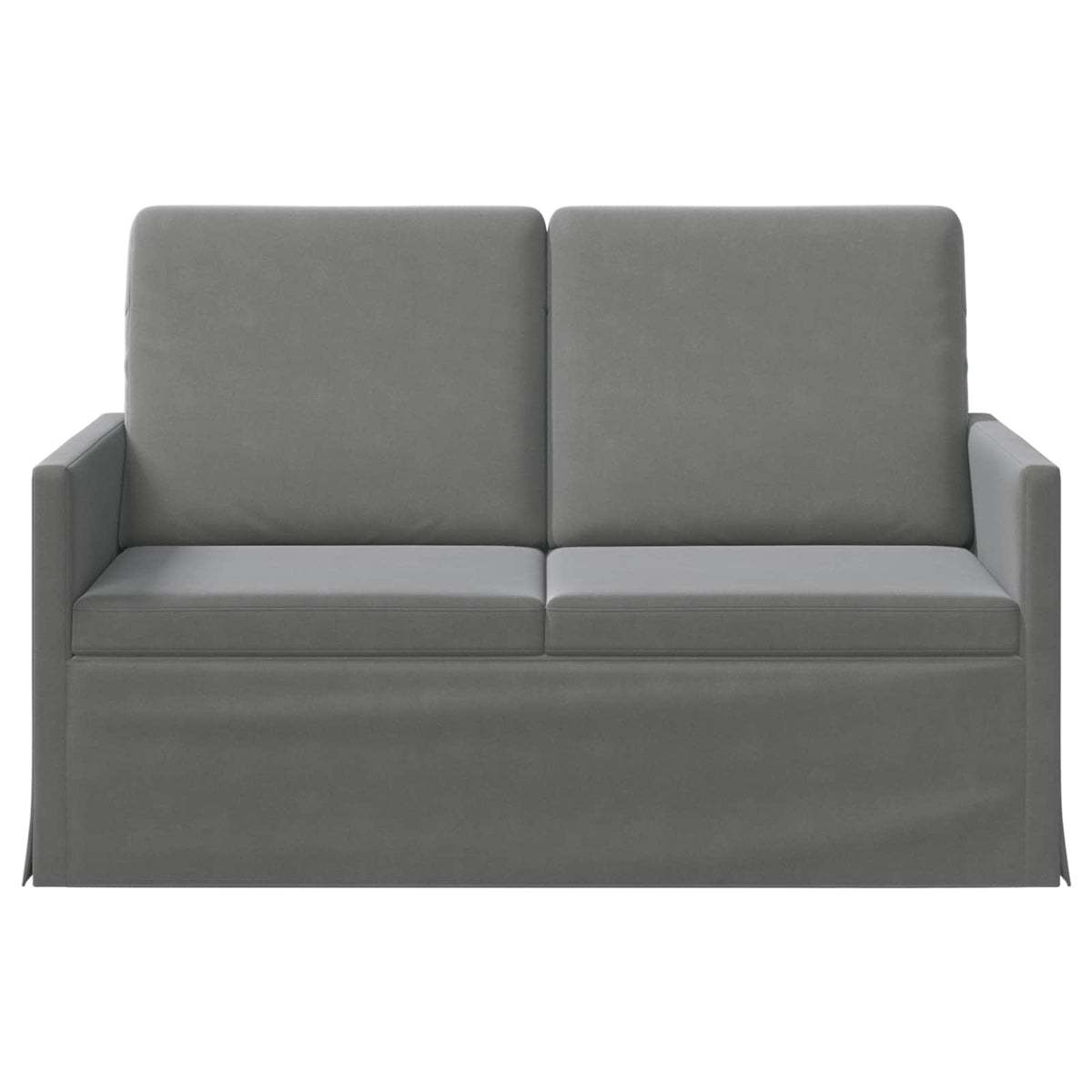vidaXL 2 Seater Sofa Dark Grey 130 x 81 x 82 cm Velvet