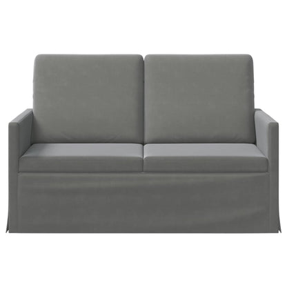 vidaXL 2 Seater Sofa Dark Grey 130 x 81 x 82 cm Velvet