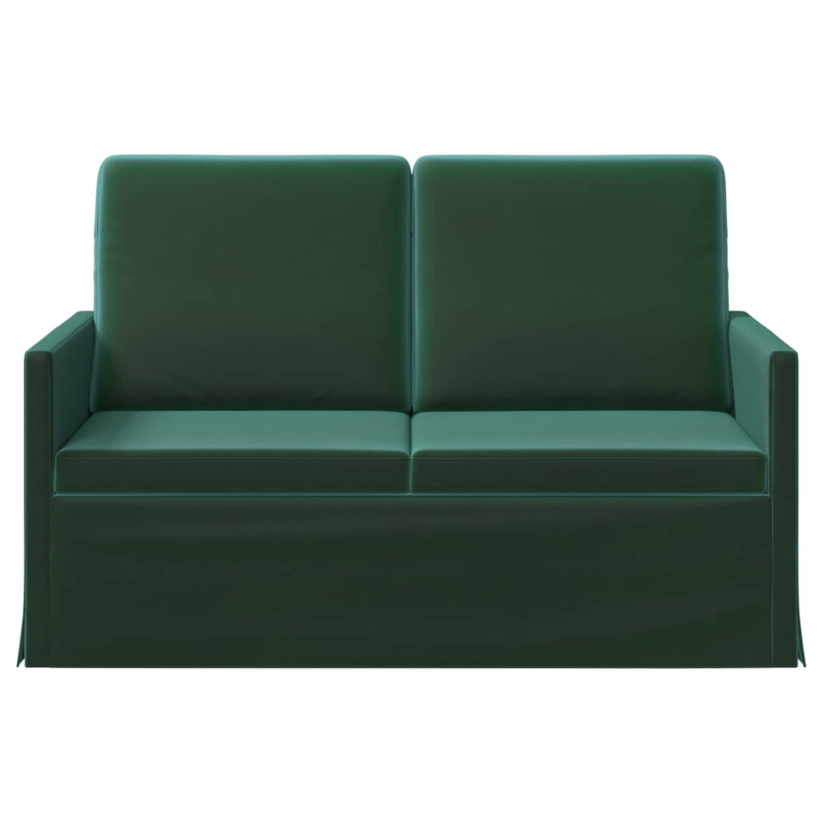 vidaXL 2 Seater Sofa Dark Green 130 x 81 x 82 cm Velvet
