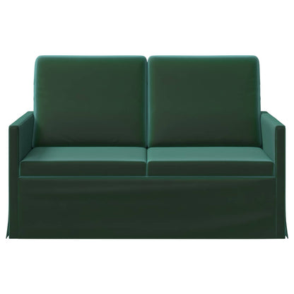 vidaXL 2 Seater Sofa Dark Green 130 x 81 x 82 cm Velvet