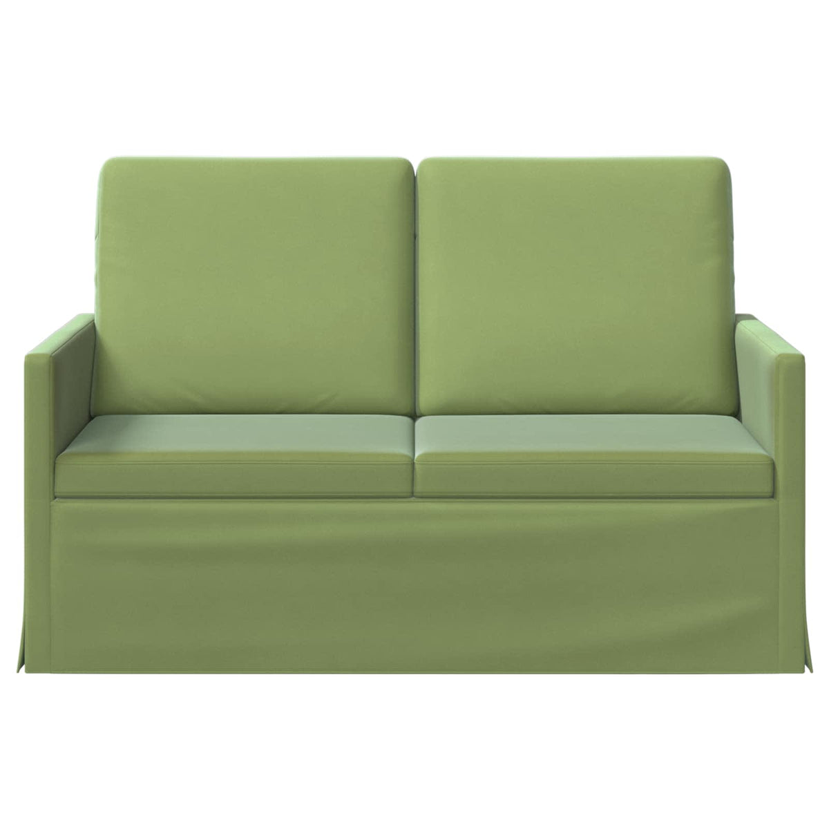 vidaXL 2 Seater Sofa Light Green 130 x 81 x 82 cm Velvet