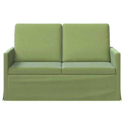 vidaXL 2 Seater Sofa Light Green 130 x 81 x 82 cm Velvet