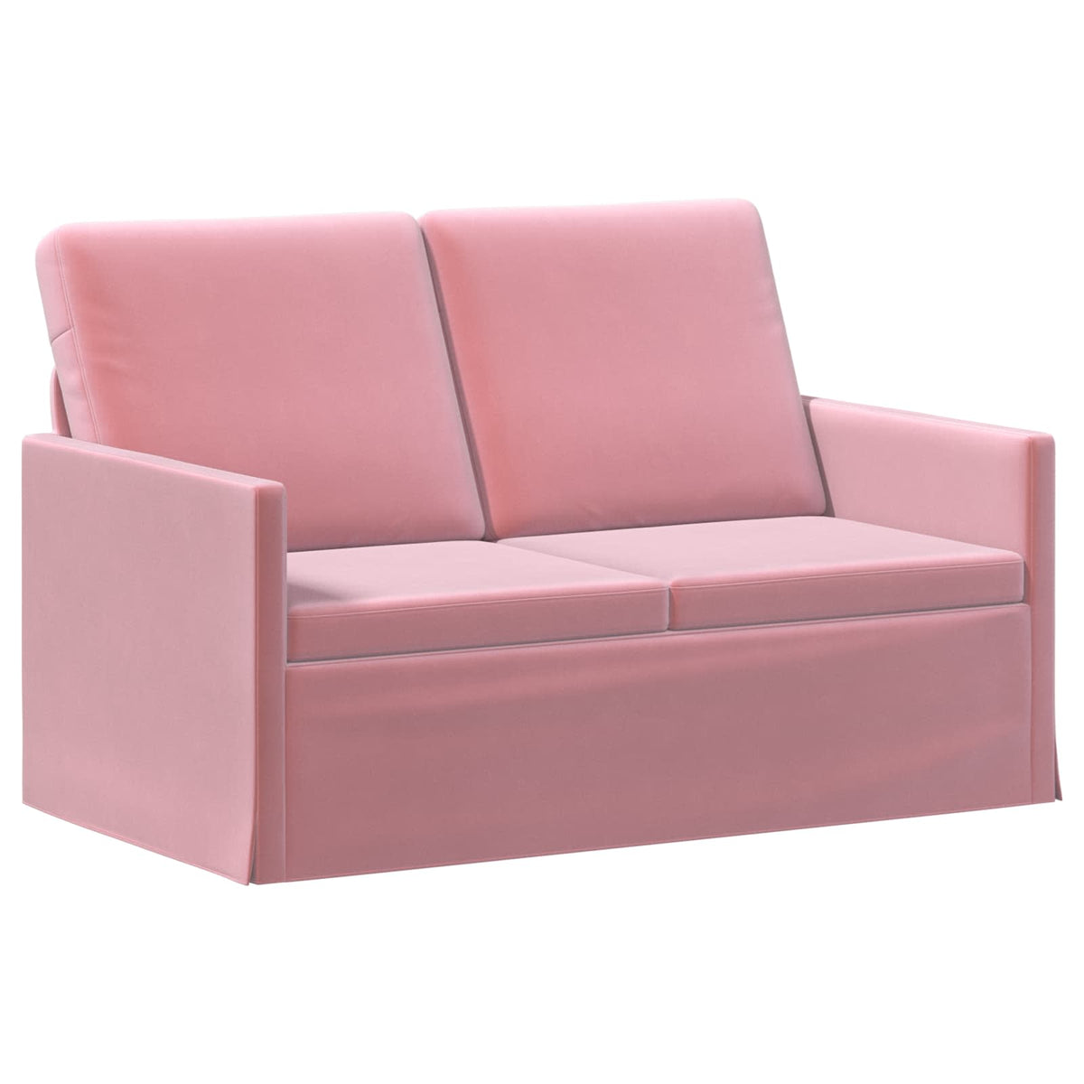 vidaXL 2 Seater Sofa Pink 130 x 81 x 82 cm Velvet
