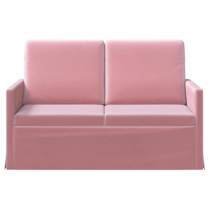 vidaXL 2 Seater Sofa Pink 130 x 81 x 82 cm Velvet