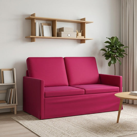 vidaXL 2 Seater Sofa Wine Red 130 x 81 x 82 cm Velvet