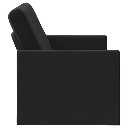 vidaXL 2 Seater Sofa Black 130 x 81 x 82 cm Velvet