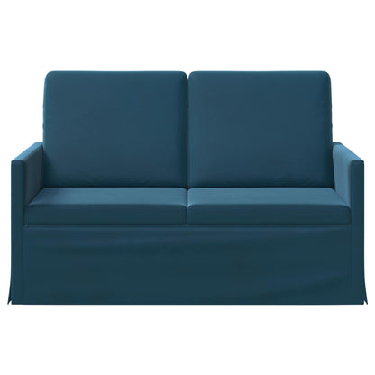 vidaXL 2 Seater Sofa Blue 130 x 81 x 82 cm Velvet