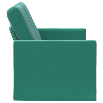 vidaXL 2 Seater Sofa Turquoise 130 x 81 x 82 cm Velvet