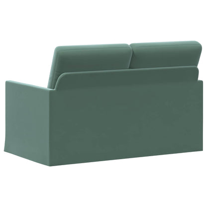 vidaXL 2 Seater Sofa Sea Green 130 x 81 x 82 cm Velvet