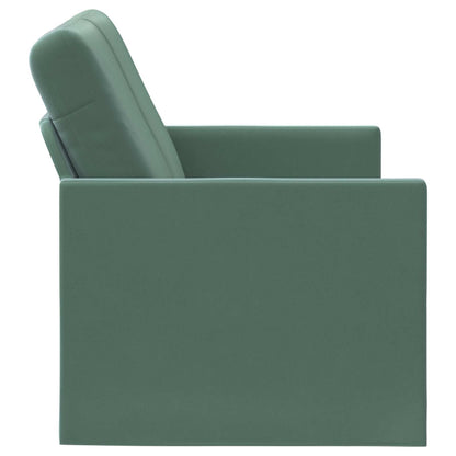 vidaXL 2 Seater Sofa Sea Green 130 x 81 x 82 cm Velvet