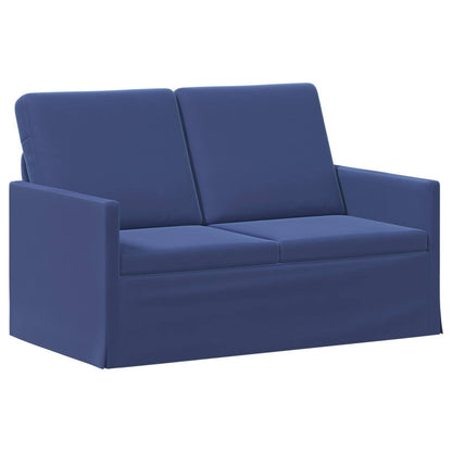 vidaXL 2 Seater Sofa Police Blue 130 x 81 x 82 cm Velvet