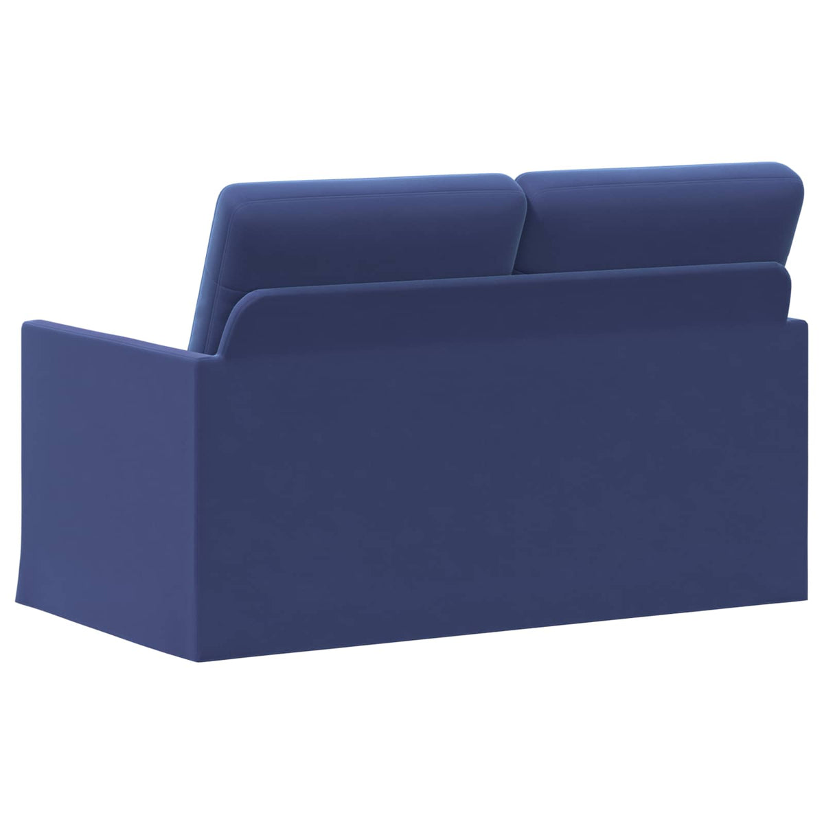 vidaXL 2 Seater Sofa Police Blue 130 x 81 x 82 cm Velvet