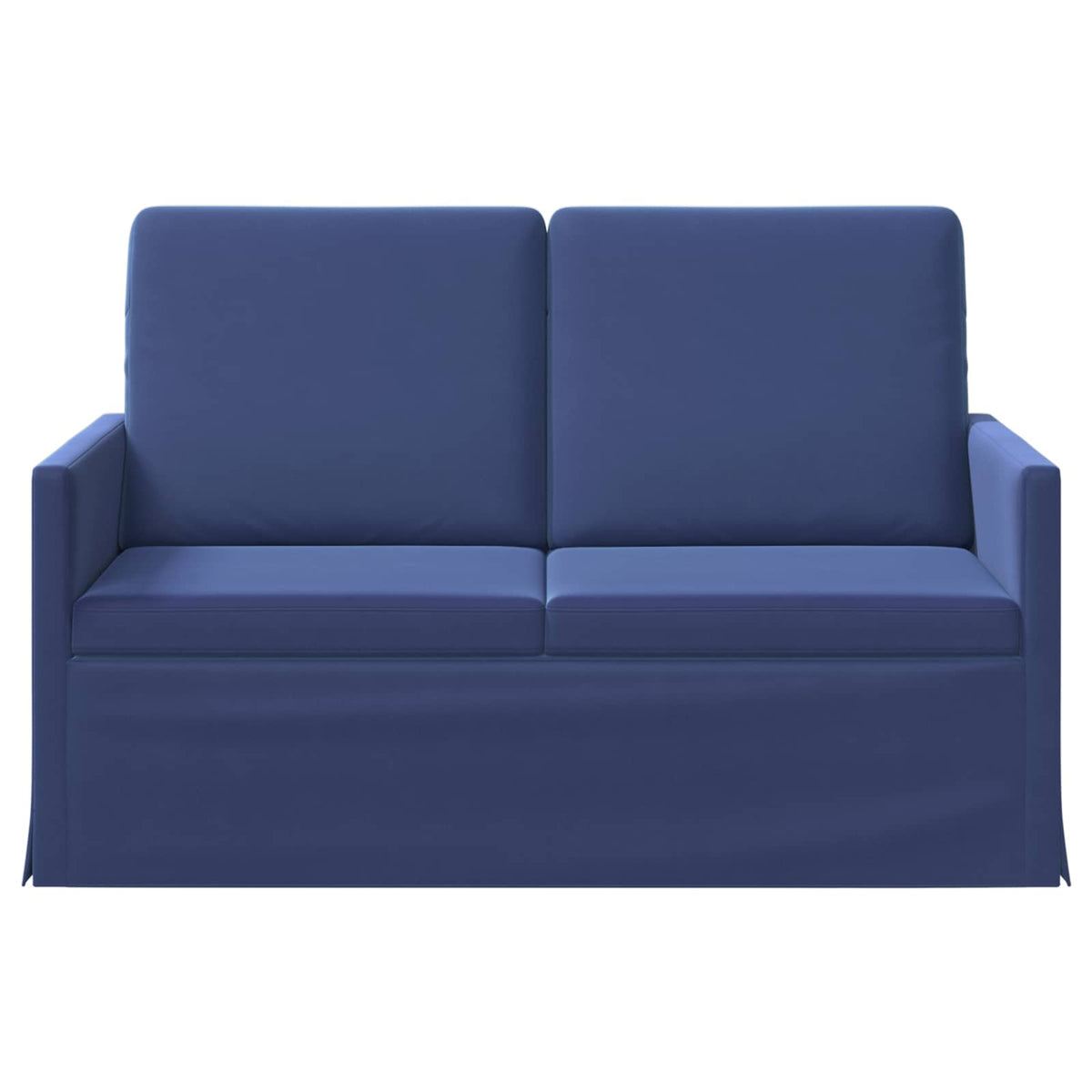 vidaXL 2 Seater Sofa Police Blue 130 x 81 x 82 cm Velvet