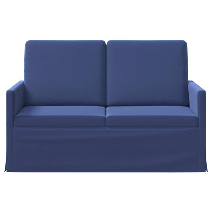 vidaXL 2 Seater Sofa Police Blue 130 x 81 x 82 cm Velvet