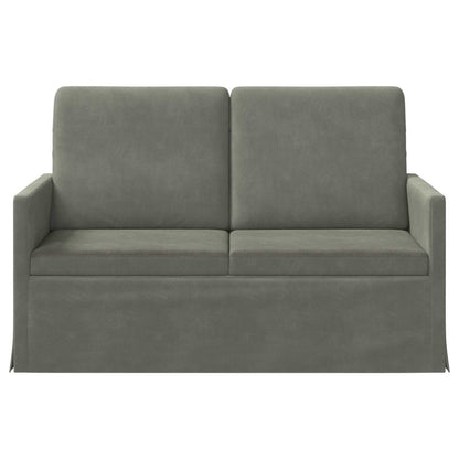 vidaXL 2 Seater Sofa Light Grey 130 x 81 x 82 cm Corduroy Fabric