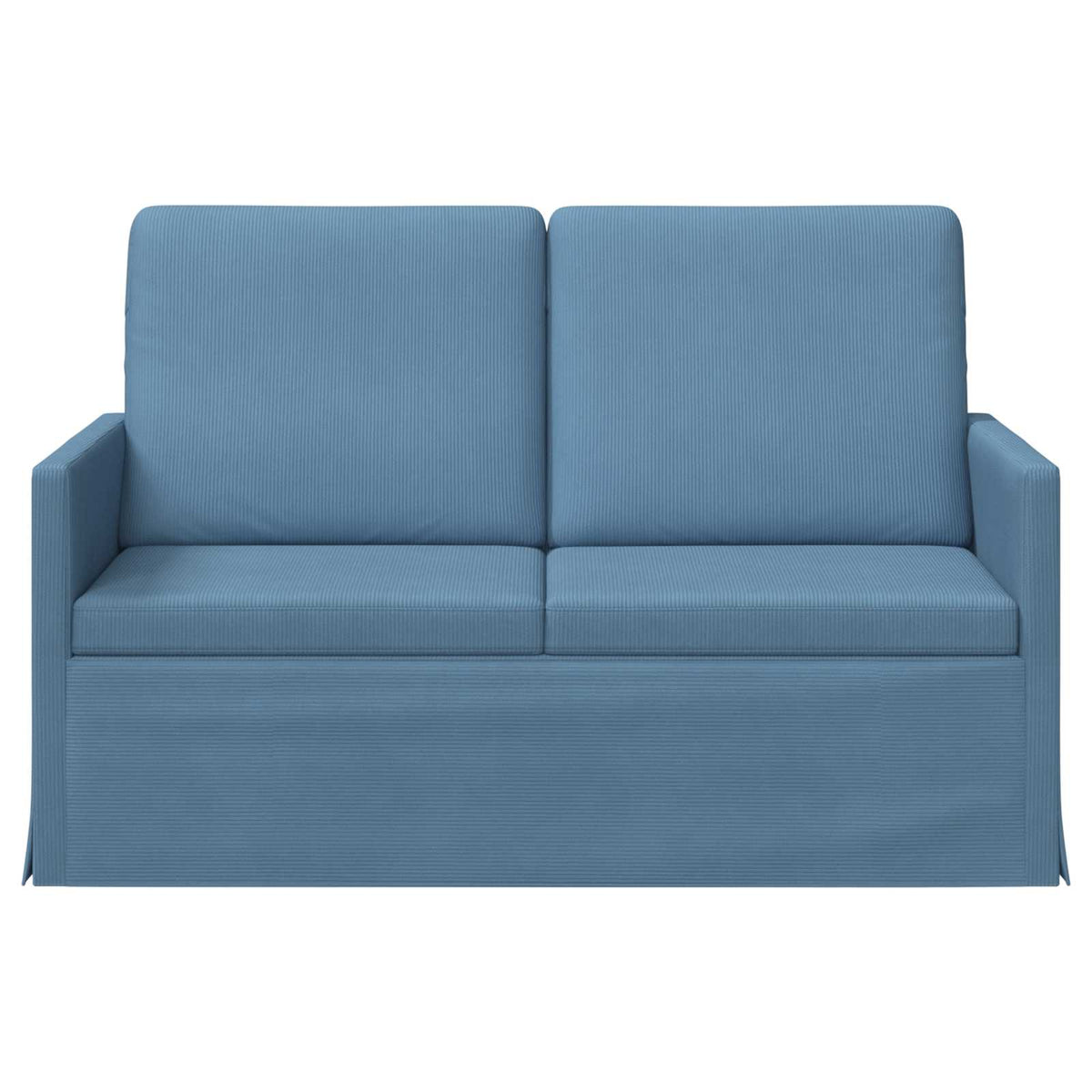 vidaXL 2 Seater Sofa Blue 130 x 81 x 82 cm Corduroy Fabric