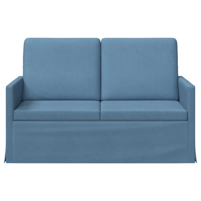 vidaXL 2 Seater Sofa Blue 130 x 81 x 82 cm Corduroy Fabric