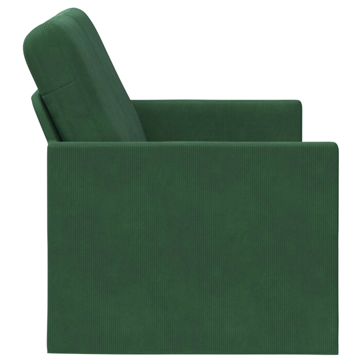 vidaXL 2 Seater Sofa Jungle Green 130 x 81 x 82 cm Corduroy Fabric