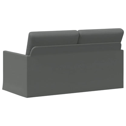 vidaXL 2 Seater Sofa Dark Grey 150 x 81 x 82 cm Fabric