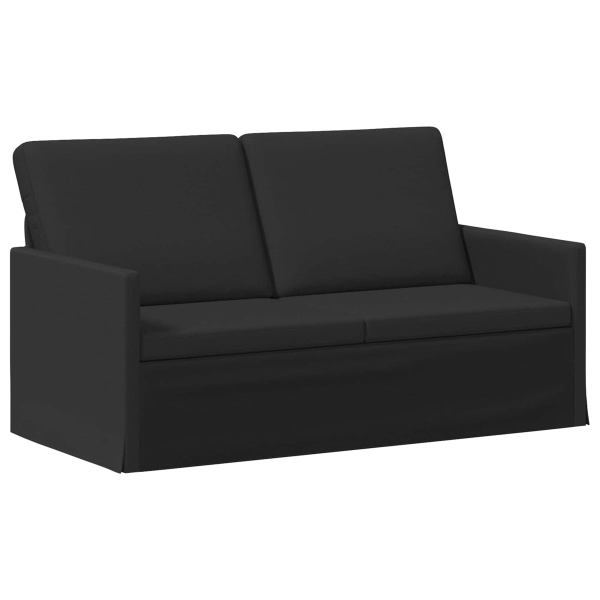 vidaXL 2 Seater Sofa Black 150 x 81 x 82 cm Fabric