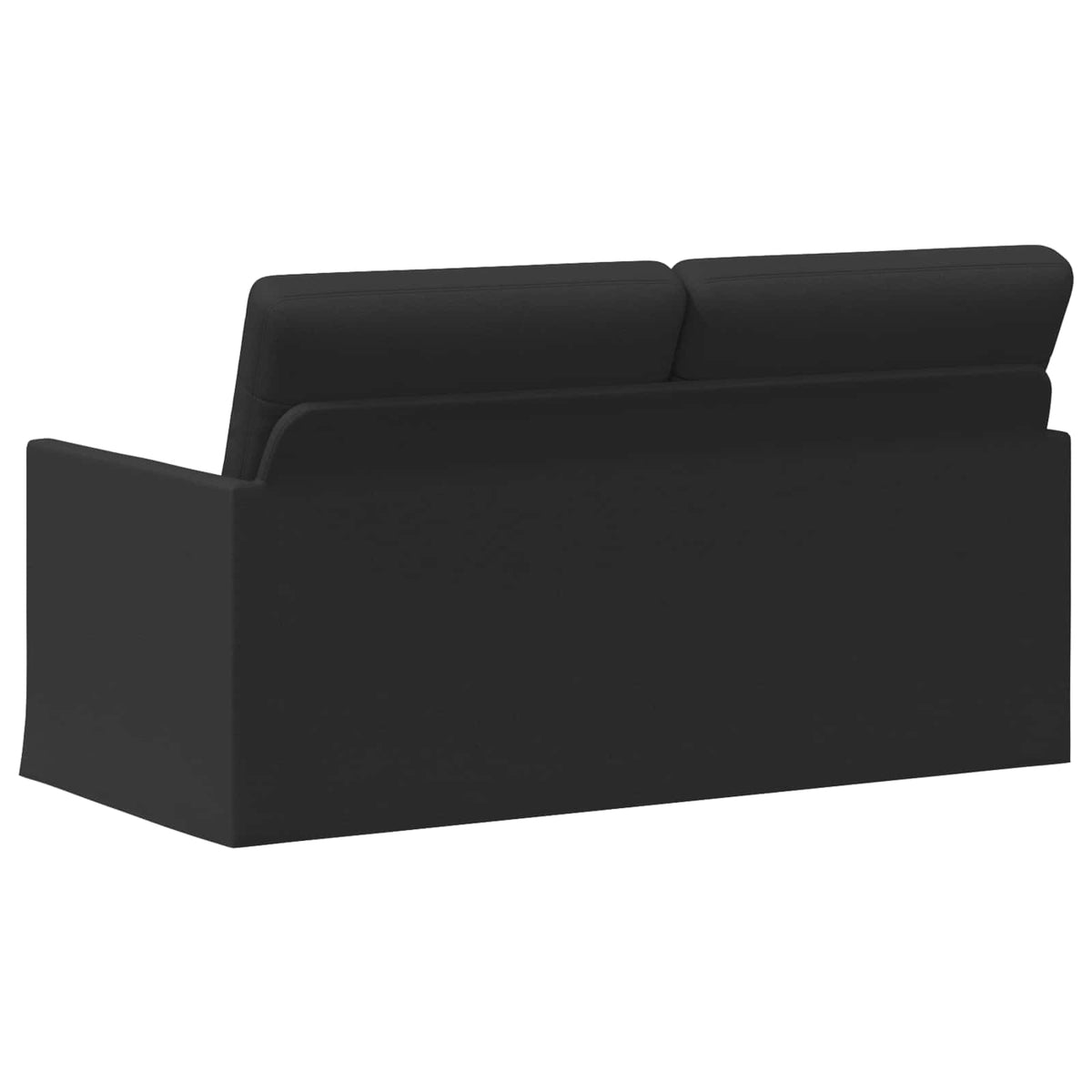 vidaXL 2 Seater Sofa Black 150 x 81 x 82 cm Fabric