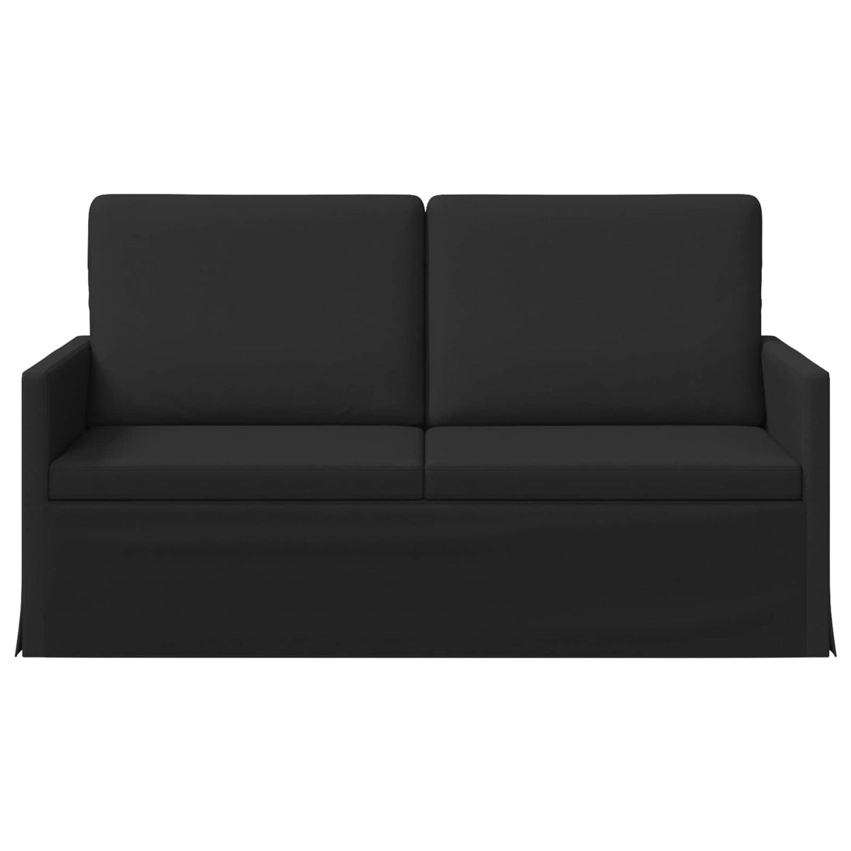 vidaXL 2 Seater Sofa Black 150 x 81 x 82 cm Fabric