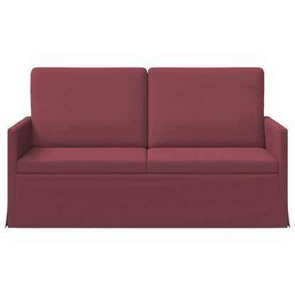 vidaXL 2 Seater Sofa Wine Red 150 x 81 x 82 cm Fabric
