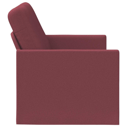 vidaXL 2 Seater Sofa Wine Red 150 x 81 x 82 cm Fabric