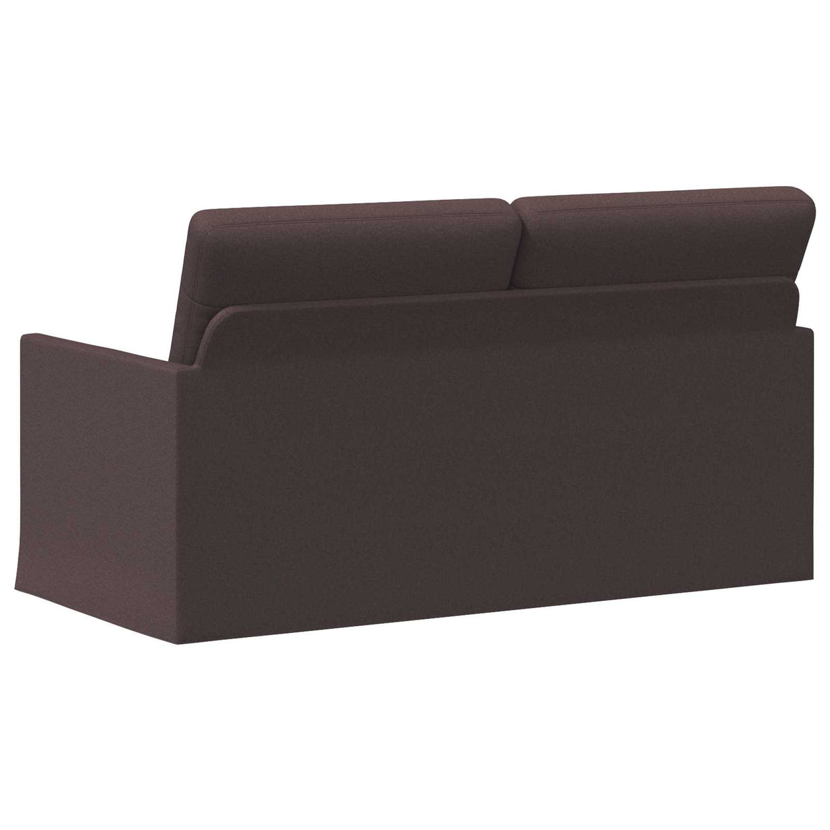 vidaXL 2 Seater Sofa Dark Brown 150 x 81 x 82 cm Fabric