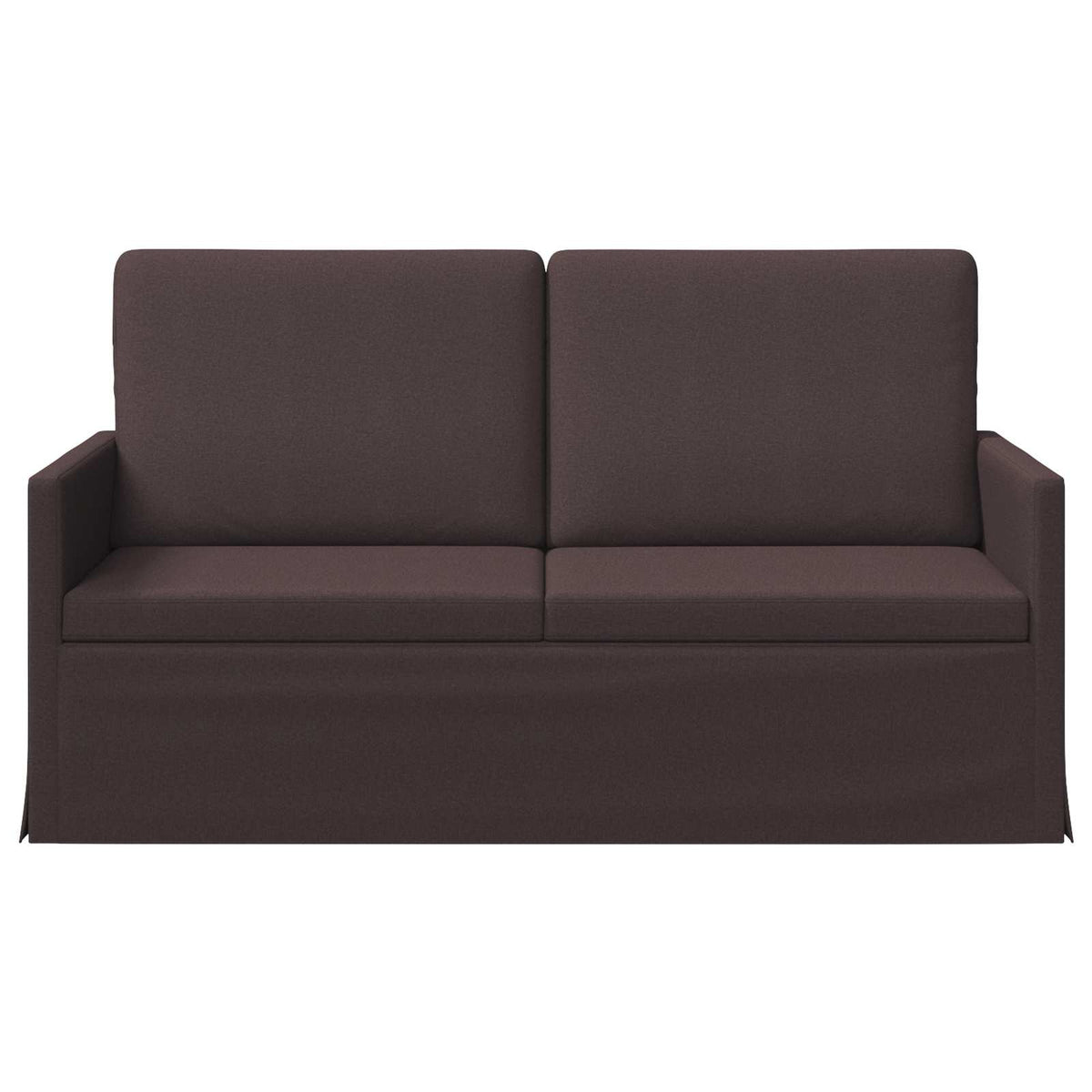 vidaXL 2 Seater Sofa Dark Brown 150 x 81 x 82 cm Fabric