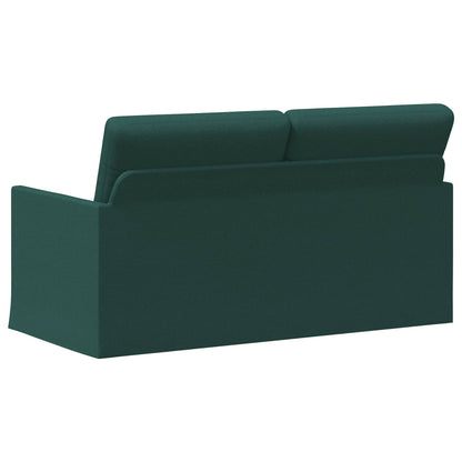 vidaXL 2 Seater Sofa Dark Green 150 x 81 x 82 cm Fabric