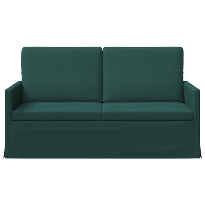 vidaXL 2 Seater Sofa Dark Green 150 x 81 x 82 cm Fabric