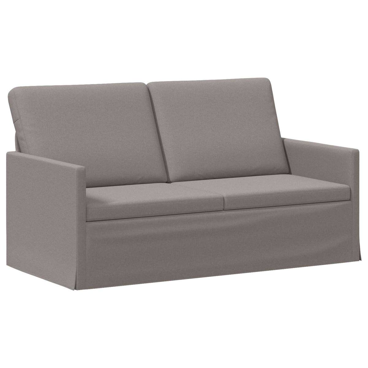 vidaXL 2 Seater Sofa Taupe 150 x 81 x 82 cm Fabric