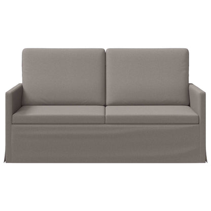 vidaXL 2 Seater Sofa Taupe 150 x 81 x 82 cm Fabric