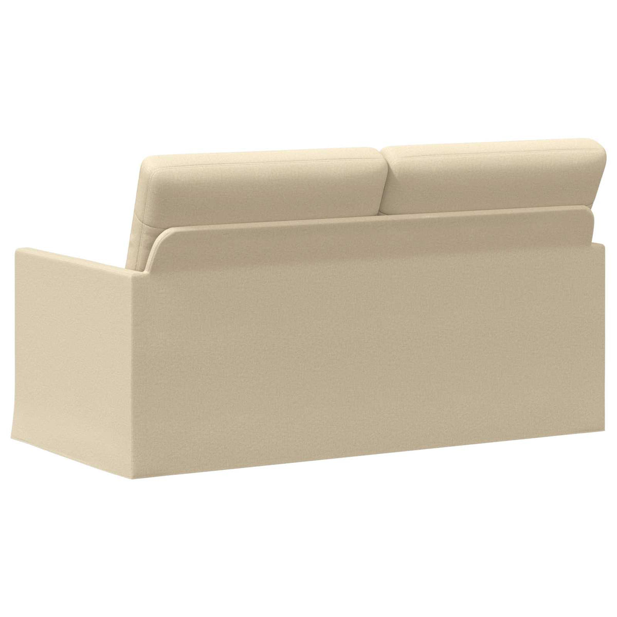 vidaXL 2 Seater Sofa Cream 150 x 81 x 82 cm Fabric