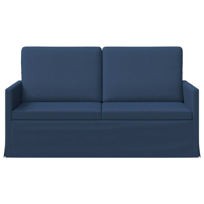 vidaXL 2 Seater Sofa Blue 150 x 81 x 82 cm Fabric