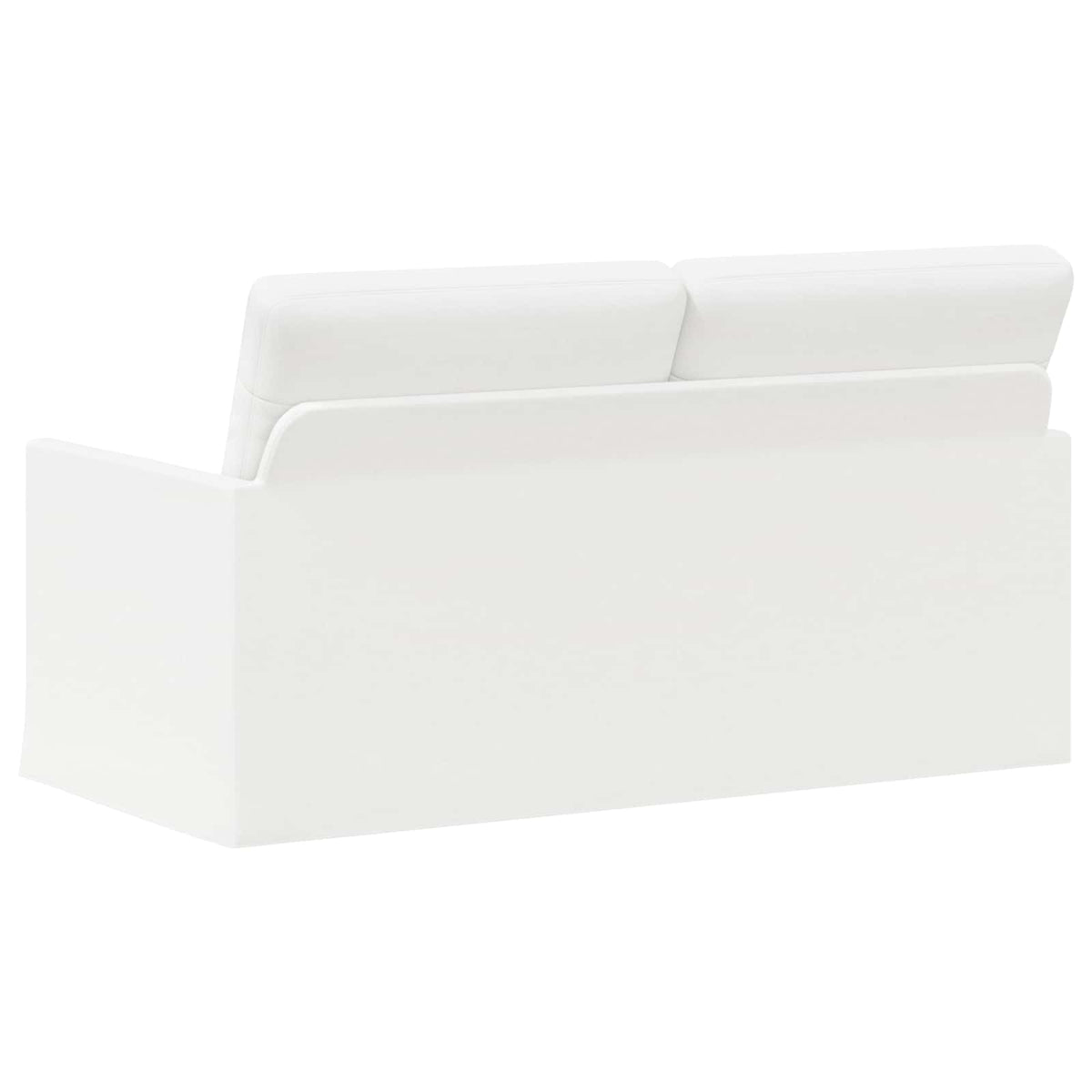 vidaXL 2 Seater Sofa White 150 x 81 x 82 cm Fabric