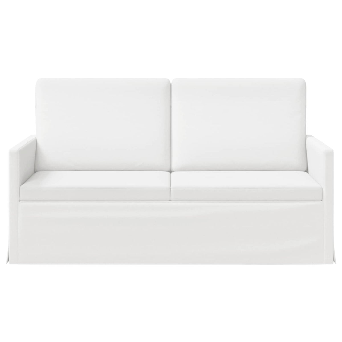 vidaXL 2 Seater Sofa White 150 x 81 x 82 cm Fabric