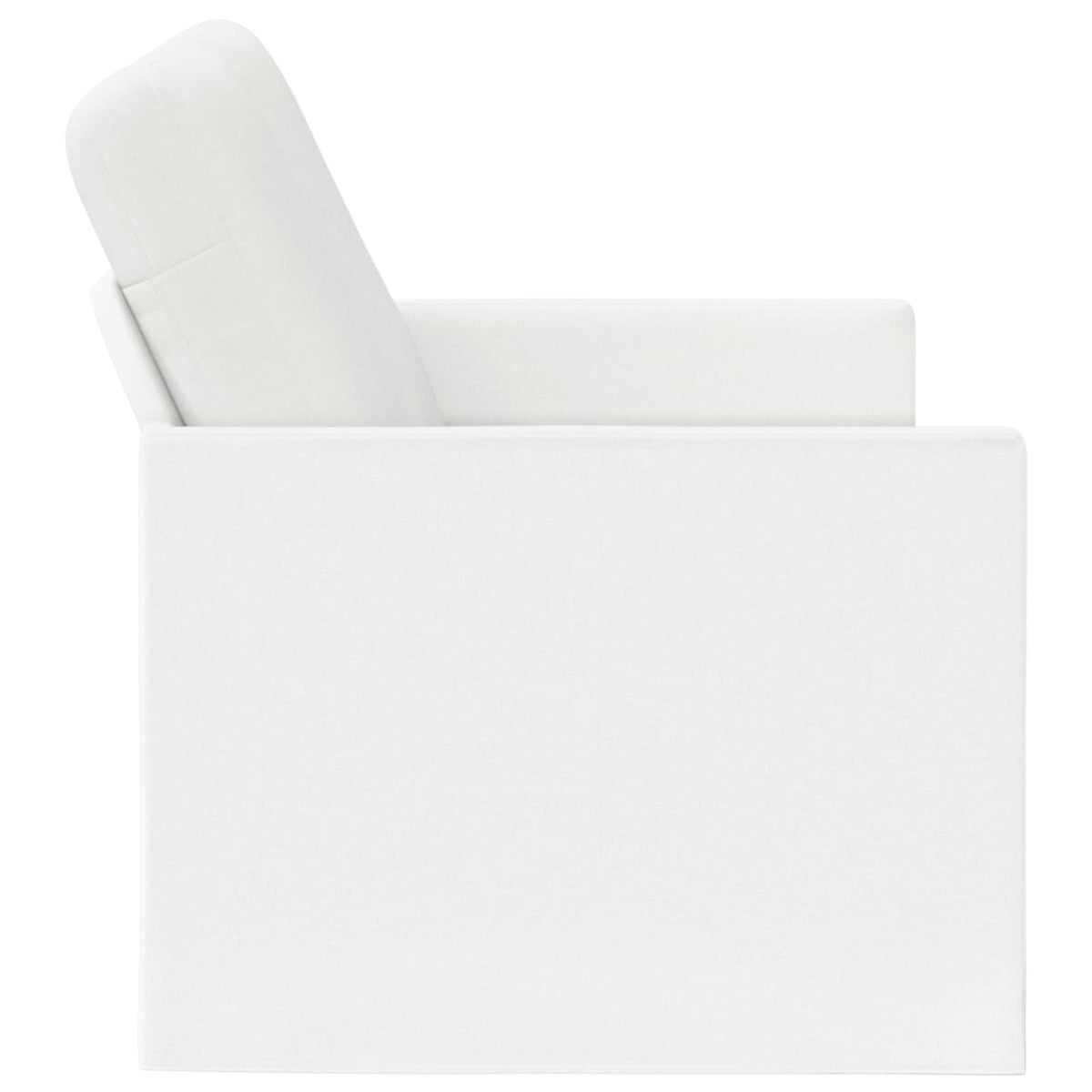 vidaXL 2 Seater Sofa White 150 x 81 x 82 cm Fabric