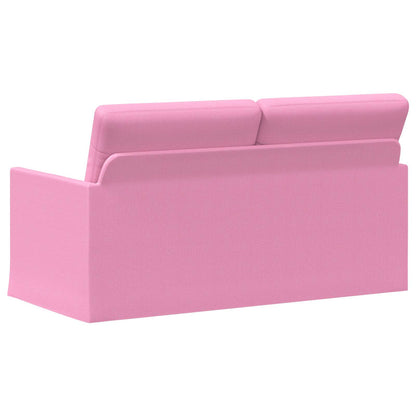 vidaXL 2 Seater Sofa Pink 150 x 81 x 82 cm Fabric