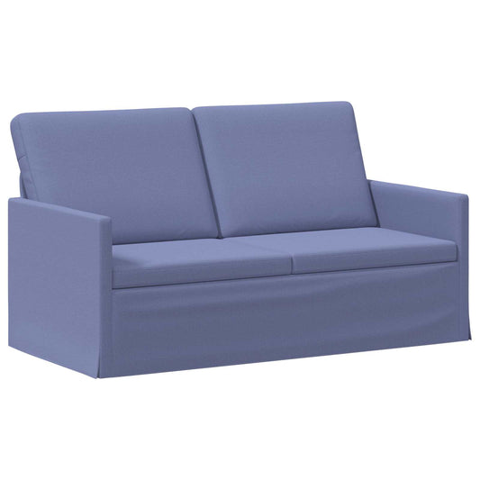 vidaXL 2 Seater Sofa Jeans Blue 150 x 81 x 82 cm Fabric