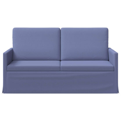 vidaXL 2 Seater Sofa Jeans Blue 150 x 81 x 82 cm Fabric