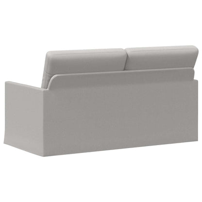 vidaXL 2 Seater Sofa Cloud Grey 150 x 81 x 82 cm Fabric