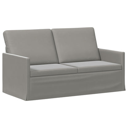 vidaXL 2 Seater Sofa Light Grey 150 x 81 x 82 cm Velvet