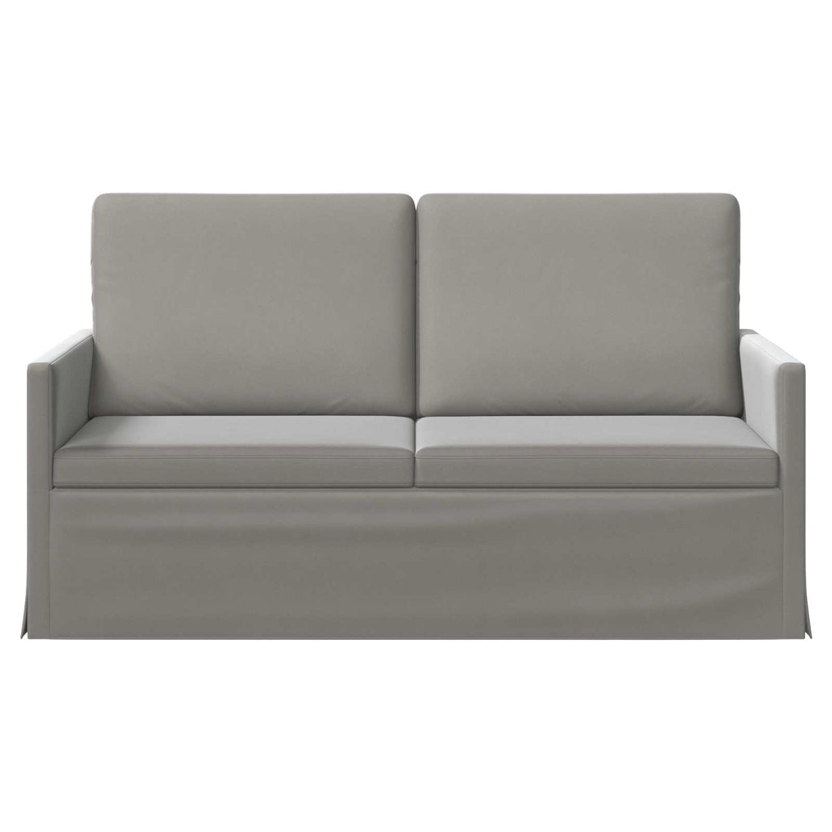 vidaXL 2 Seater Sofa Light Grey 150 x 81 x 82 cm Velvet