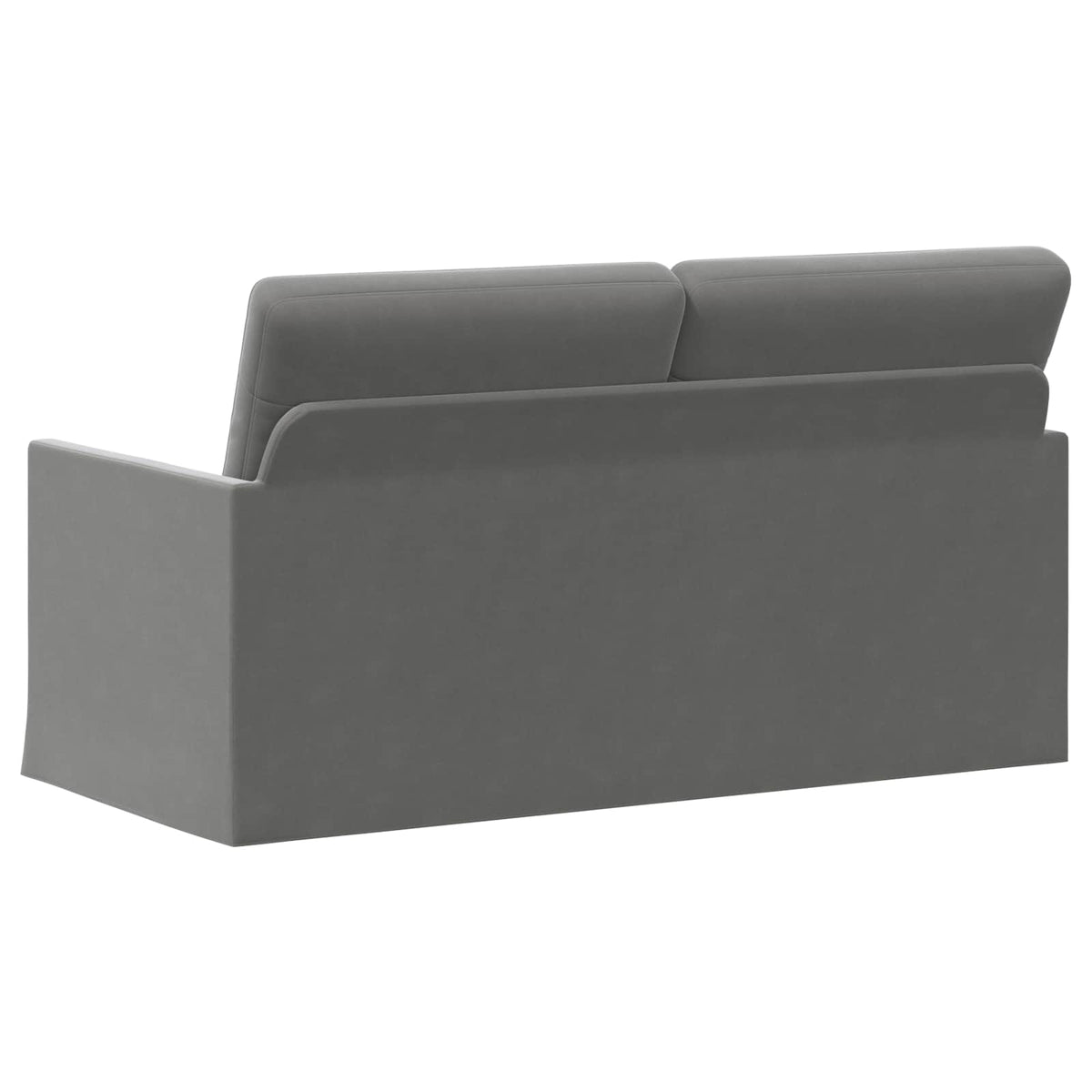 vidaXL 2 Seater Sofa Dark Grey 150 x 81 x 82 cm Velvet