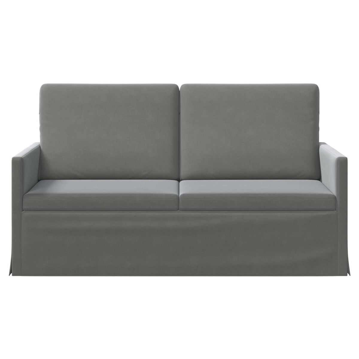 vidaXL 2 Seater Sofa Dark Grey 150 x 81 x 82 cm Velvet