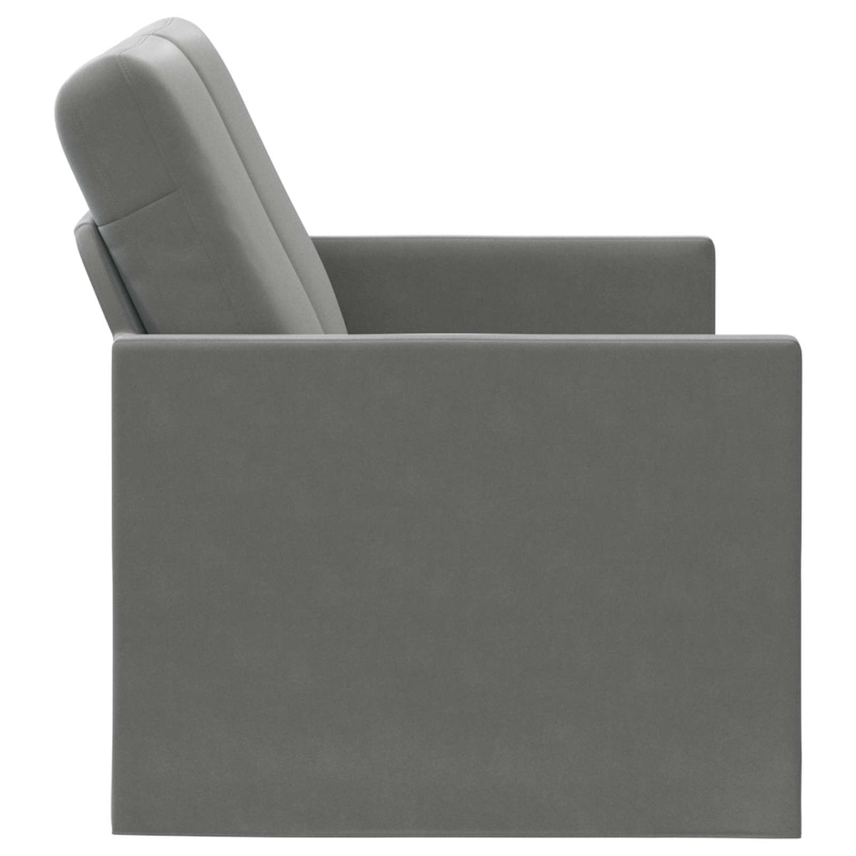 vidaXL 2 Seater Sofa Dark Grey 150 x 81 x 82 cm Velvet