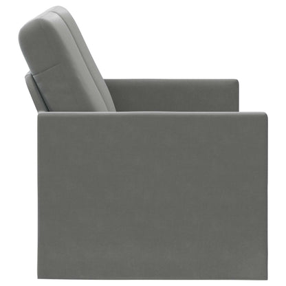 vidaXL 2 Seater Sofa Dark Grey 150 x 81 x 82 cm Velvet
